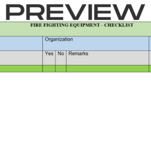Fire Fighting Equipment