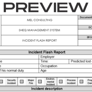 Incident Flash Report