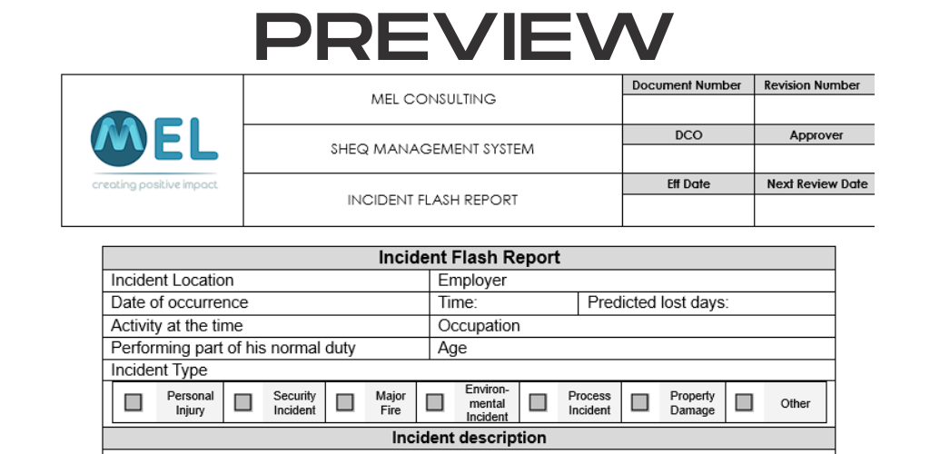 Incident Flash Report