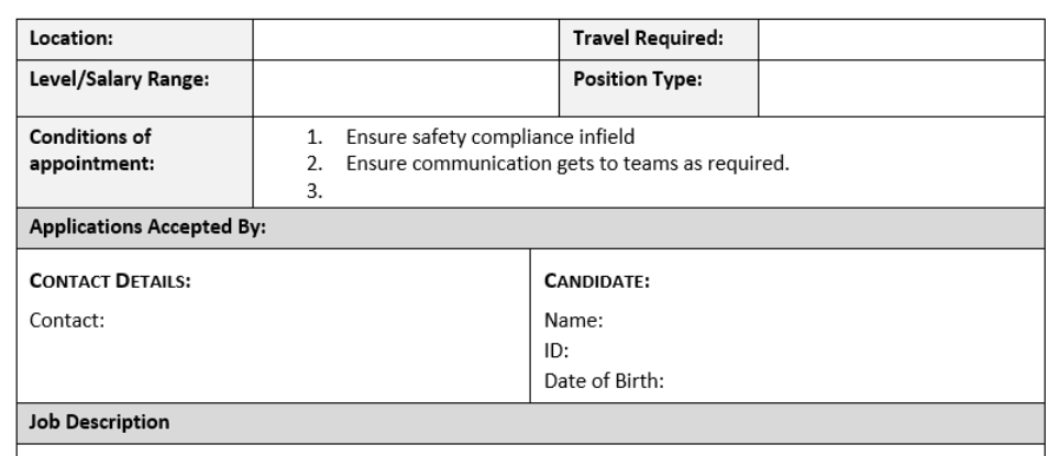 Job Description Template - Image 2