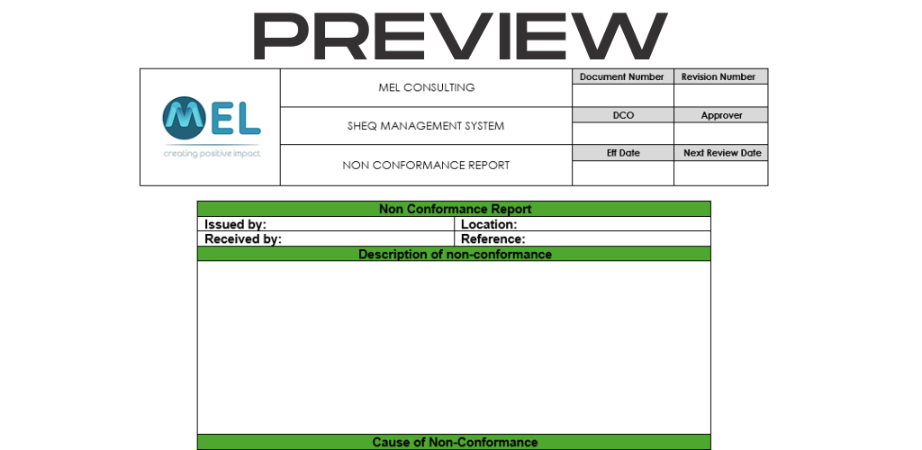 Non Conformance Report - Image 2